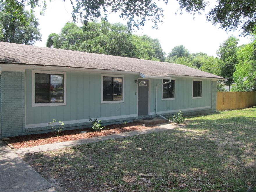 Wonderful opportunity to own 3 bedroom, 2 bath home situated on large lot in well established neighborhood.  Home was updated in 2015 with new flooring throughout, new HVAC, new water heater, new kitchen cabinets and appliances. Large work shop is perfect for projects & storage. Shop has both 110 & 220 power.  Backyard is fenced so children can enjoy their pets. Solar panels will be removed prior to closing.  Great homes at this price point won't last long.  Schedule your showing today.