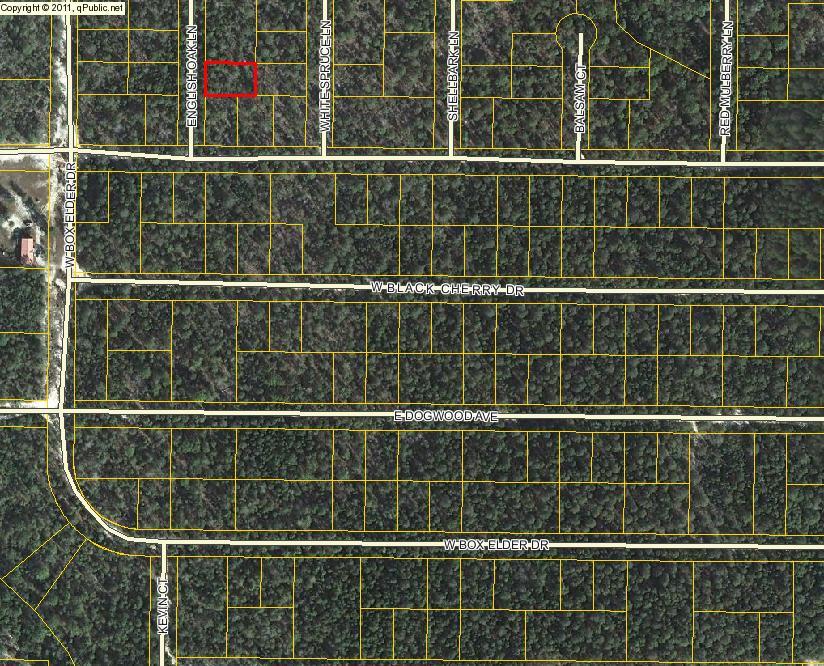 Lot is not clearly marked. Dirt road to property.