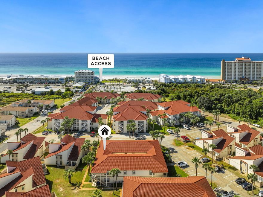 Seller financing offered with competitive interest rates and terms on this turnkey condo in Panama City Beach! Welcome to Horizon South Unit 73D, a charming 1-bedroom, 1-bathroom condo in the highly sought-after Horizon South Resort in Panama City Beach, Florida. This 608-square-foot unit offers a cozy retreat just steps from the pristine beaches of the Gulf Coast. The open-concept living area seamlessly connects the living room, dining space, and kitchen, creating an inviting atmosphere for relaxation and entertainment. The fully equipped kitchen features modern appliances, ample cabinetry, and a convenient breakfast bar. The spacious bedroom provides a peaceful sanctuary with generous closet space and natural light, while the in-unit laundry adds to the convenience.  

Horizon South Resort boasts an array of resort-style amenities, including four outdoor swimming pools, a seasonally heated pool, tennis courts, shuffleboard, and a mini-golf course. Families will love the children's playground and basketball court, while the clubhouse offers pool tables, a fitness room, and complimentary Wi-Fi.  

Situated on Front Beach Road, this condo is just a short 900 ft from the sugar-white sands and emerald waters of Panama City Beach. It's also conveniently located less than three miles from Pier Park a popular destination for shopping, dining, and entertainment. The surrounding area offers a vibrant coastal lifestyle with plenty of restaurants, bars, and recreational activities.  

This condo presents an excellent investment opportunity for both personal use and rental income, as short-term rentals are permitted with in the resort. Whether you're looking for a vacation getaway or a lucrative rental property, Horizon South 73D is the perfect choice. Schedule a showing today and experience the best of coastal living in Panama City Beach!