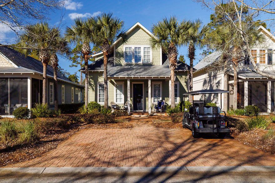 SELLER FINANCING IS AVAILABLE This captivating, luxurious home is one of the larger, more desirable floor plans in the Bungalos subdivision. A tastefully appointed,  FULLY FURNISHED, impeccable,spacious, three bedrooms with a loft sleeping area and a bunk room is perfect for a second home or a rental investment or both. Stainless steel appliancesand granite countertops add to the ambiance. The Bungalos community also has a pool in the center of the complex for the owner's enjoyment. The largedriveway has parking for a golf cart which is included as well. The owners had the roof replaced in 2021. 2024 Monthly assessments are $380.00 to Bungalo HOA and $447.25 Quarterly to the SOA.