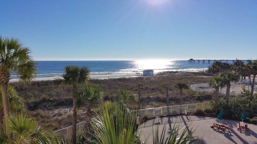 This beautiful condo has a wide view of the gulf and the large pool. It is on the same floor as the sky bridge to the Bayside making it very convenient for families to walk with their children to the Lazy River. All the appliances have been replaced in the last 5 years, so were TV sets and DVD players and both bathroom vanities and marble tops. The sofa sleeper, arm chair and a king mattress are new as well. This unit is a great investment, it is grossing over $42,000 in rental income in 2016!!!