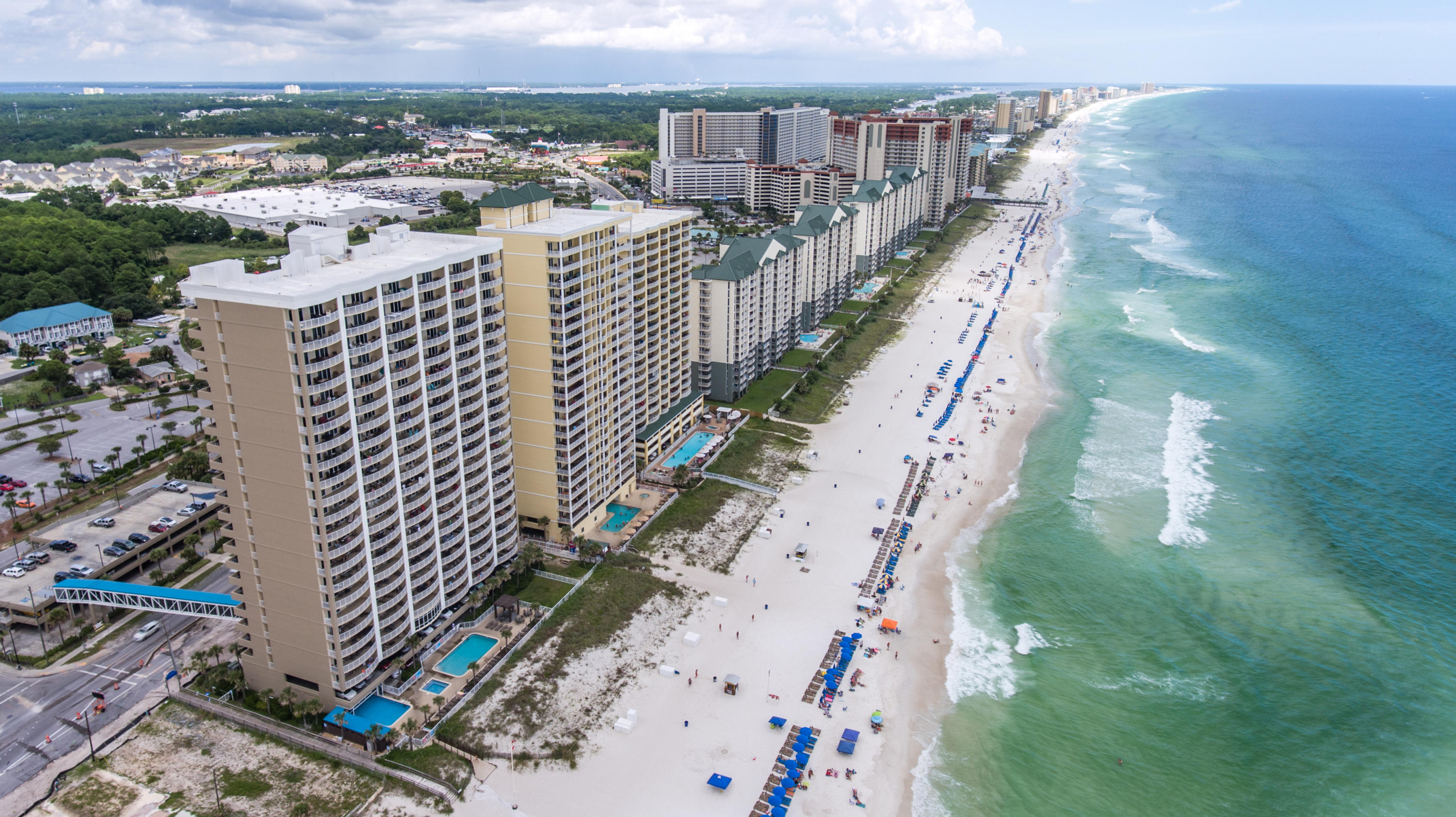 Gulf Front 2BR/2BA Condo overlooking the World's Most Beautiful White Sand Beaches & Emerald Coastline. Enjoy the spectacular sunset views from your living area, kitchen, master suite and extra large bowed balcony.