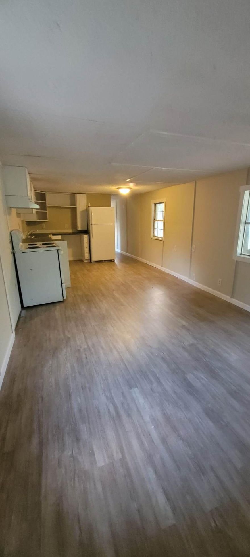 Large remodeled mobile home with 3 bedrooms, 1.5 baths, and laundry room. Quiet park