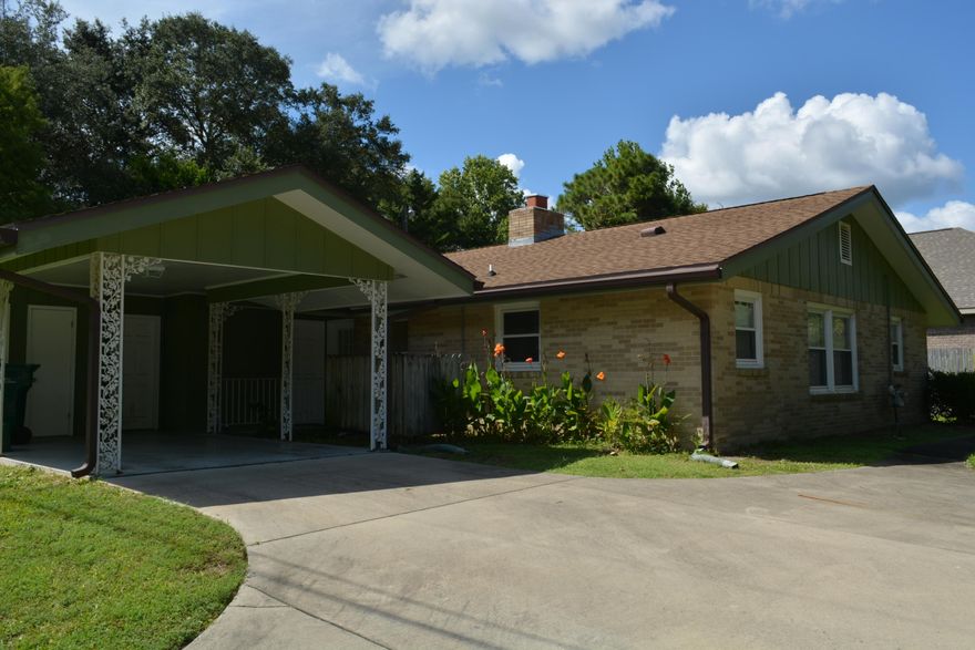 Desireable Poquito Bayou! Completely renovated and upgraded. Carpet and tile through out--New stainless appliances--New kitchen cabinets and with granite counter tops and under mount stainless sink--New bathroom vanities--All new windows--6-foot privacy fence. Ideal location--5 minutes from Eglin AFB--Boat launch just a few blocks away--Very close to highly rated schools. Includes Washer/Dryer (not warranted by owner).