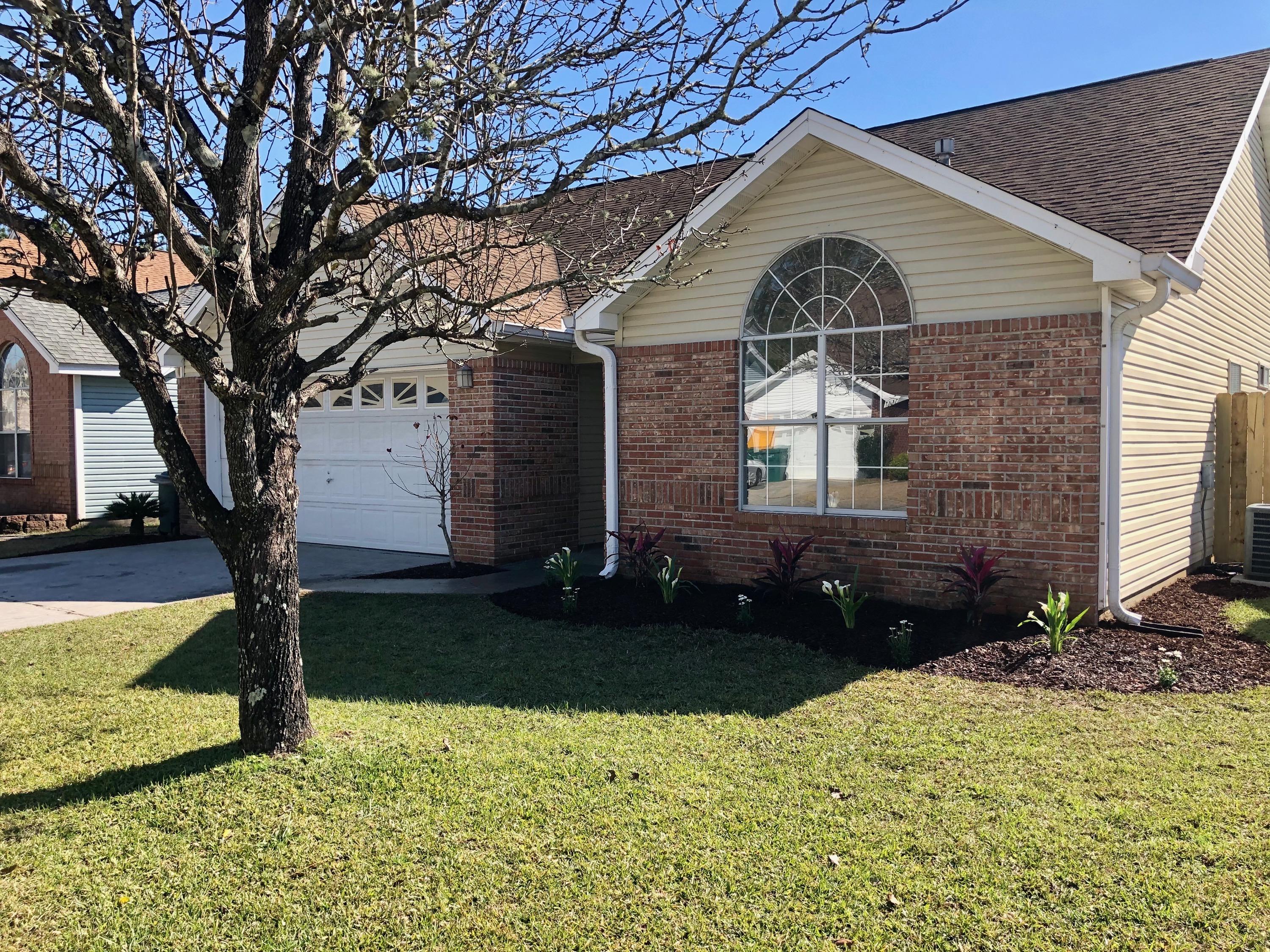 CRISP, CLEAN, and MOVE IN READY!!! This home is newly renovated and offers numerous updates. Fresh, new Stainmaster carpet stretches throughout the main living areas and flows exceptionally well with the rugged and waterproof Pergo laminate flooring. Multiple vaulted ceilings make this 3br/2ba/2 car garage feel open and spacious. the galley kitchen has been outfitted with a new stainless steel GE appliance suite and updated fixtures. Fresh new paint on all interior walls, trim, and doors. Split floor plan with large master bedroom and walk-in closet. Additional updates include a new fence, lighting,fans,toilets, and fixtures. This home is centrally located right between Eglin & Hurlburt AFB, nestled on a quiet culdesac minutes from the white sandy beaches! This property WILL NOT last long!