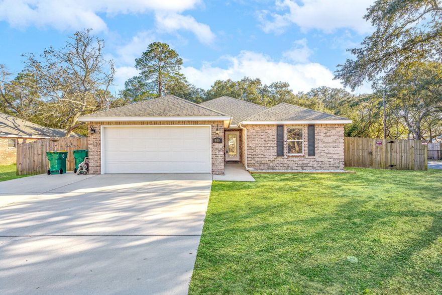 Beautiful home vacant and ready for new owners!  This home has been well cared for and it is in immaculate condition.  All brick, open floor plan!  This home has a huge master bedroom with large bath and walk in closet.  There is a large kitchen with granite countertops, breakfast  bar, wood cabinets, stainless appliances with a large pantry. Backyard has nice covered porch and has a privacy fence on all sides. There is also an extra wide driveway. Hard wired day and night color surveillance cameras with a dedicated hard drive for 10 days continuous recording. Termite bonds for both subterranean termites and flying termites, hip roof, brand new lawn pump, hurricane safety screens. HVAC has been serviced every 6 months.  All in great condition!!