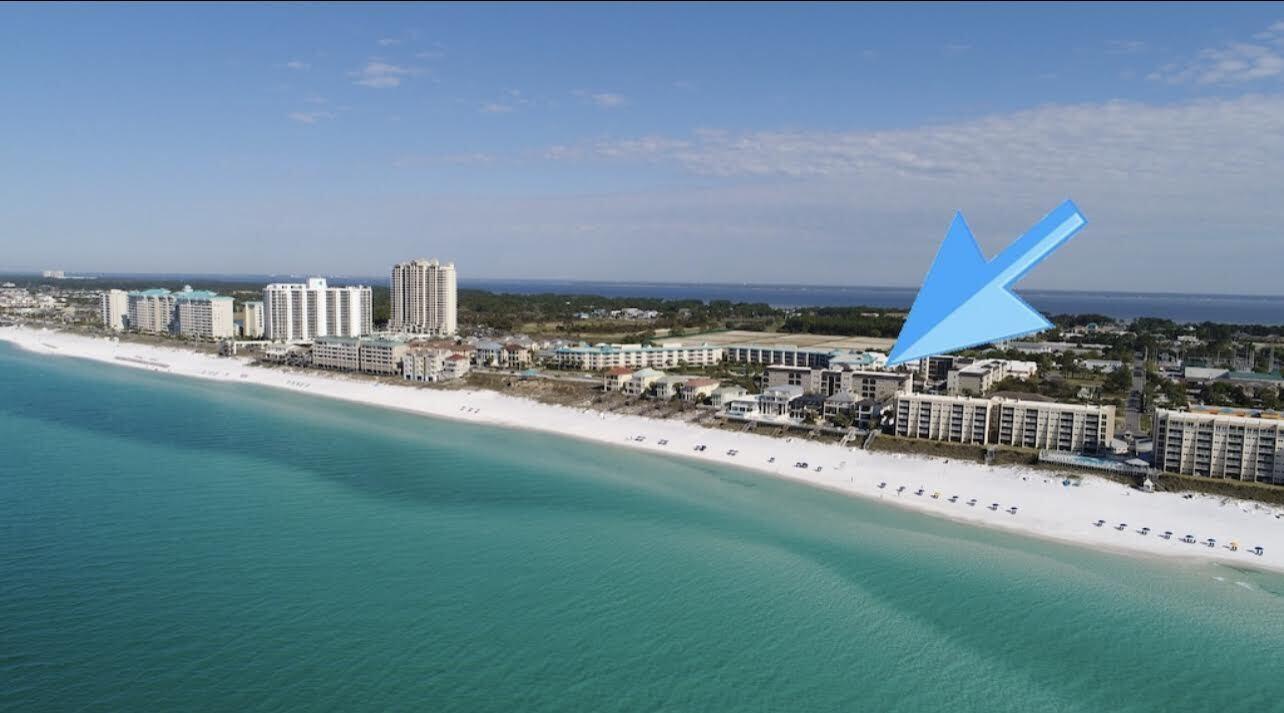 Three bedroom, two full bath condo on the first floor of the Alerio complex steps away from the Gulf of Mexico . This first floor corner unit is the closest to the beach access! Lovingly maintained and 100% rental ready. Alerio offers community pool, splash pad, hot tub. Spacious open floor plan and beautiful wood flooring throughout.Alerio is ideally situated on Scenic 98, and is walking distance to everything, including: grocery shopping, gift shops, 'The Surf Hut' restaurant, as well as one of the largest FL outlets, Silver Sand outlets.Upgraded furniture, plantation shutters, AC replaced in 2020. Fantastic rental history with loyal repeat clientele will make this perfect buy for vacation home or an income property.