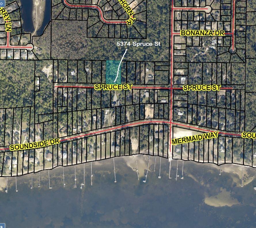 This is a large 1.19 ac Lot for sale locates near beautiful sound waters on quiet Spruce Street, at 5 minutes short walking to fishing pierce and public boat ramp. The property is zoned Residential, to build a family dream home. Or, this 180 feet wide by 290 feet deep Lot can be divided into three separate residential lots, to build three separate family houses. The lot was partially cleared from large trees and driveway drainage pipes were installed alongside the street drainage. Paved public access road. Municipal electricity, water, sewer and natural gas are available for connection. No Association. No restrictions for pets or vehicles, and is suitable for Air B&B. Some wetland may be present, for the builder may apply for wetland permit before construction.