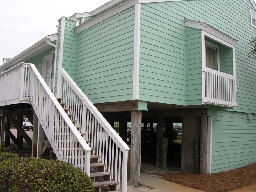 Beautifully furnished 1Br + Bunkroom w/window off Liv. Room overlooking gulfview. One of 2 bldgs. where parking spaces(2) underneath & outside storage in carport. Newer wood floors in living and dining room. Across 2-lane beach road and HOA owns 100 ft. of beach w/Gazebo. All dimensions approximate.ONE OF VERY FEW CONDOS ON NORTH SIDE OF SCENIC GULF DR. THAT OWNS BEACH (100 FT. FRONTAGE)Community grills/picnic area. Coin operated laundry at pool house. Excellent rental or vacation property. AS IS WITH RIGHT TO INSPECT, owner not aware of any problems