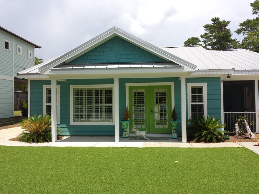 THIS IS IT! A CHARMING RECENTLY RENOVATED COTTAGE ON A QUIET DEAD END STREET IN SEAGROVE.GREAT BEACH ACCESS AT ONE SEAGROVE PLACE. THIS HOME HAS IT ALL! HARDWOOD FLOORS THROUGHOUT, GRANITE COUNTERS,BOSCH APPLIANCES,CUSTOM CABINETS, PLANTATION SHUTTERS THROUGHOUT,LARGE WALK IN MASTER SHOWER,SECURITY SYSTEM,SYNTHETIC GRASS YARD,NEWER A/C WITH ELECTRONIC FILTER, SCREENED PORCH, PAVER DRIVEWAY,LARGE HEATED POOL WITH WHIRLPOOL UNDER SCREENED LANAI.THIS PROPERTY HAS A HUGE TWO CAR GARAGE,AS WELL AS GOLF CART GARAGE, GARAGE OFFICE WITH HALF BATH AND A HUGE APARTMENT ABOVE WITH KITCHENETTE. THIS PROPERTY BACKS UP TO POINT WASHINGTON STATE FOREST, SO VERY PRIVATE.THIS WOULD BE A GREAT SHORT TERM RENTAL PROPERTY, BUT ALSO A PERFECT FULL TIME HOME. ALL DIMENSIONS TO BE VERIFIED BY BUYER.