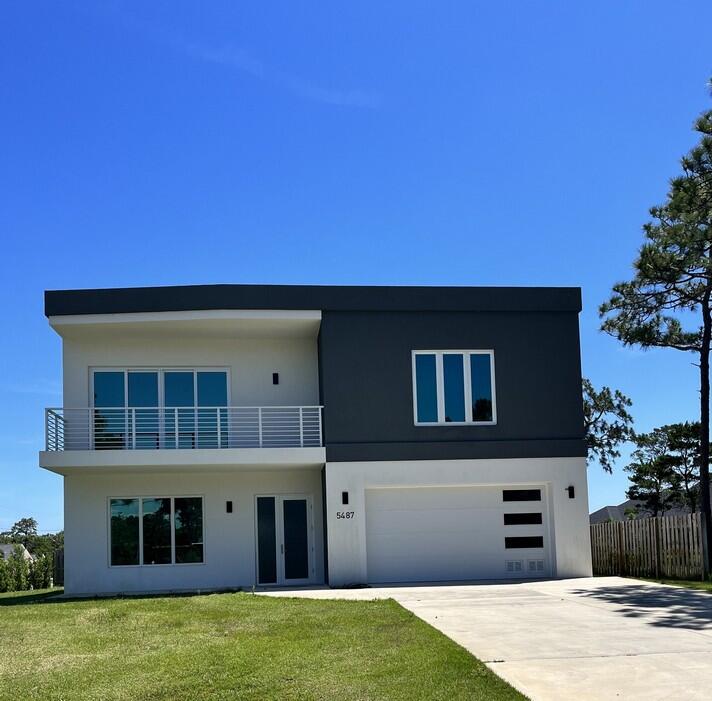 Welcome to stunning newly built ICF (Insulated Concrete Forms) property on spacious corner lot! This luxurious Single Family home offers unparalleled craftsmanship and design throughout. It provides ample space and modern conveniences to enjoy comfortable living. The home is energy efficient and hurricane safe. No Association. No restrictions. Suites well for a single family with kids and pets or for working from home professionals or for the retired couple - or is perfect to run Air B&B! The house features steel reinforced ceilings and floors that are thermally insulated and moisture protected. Flat concrete roof assumes record-long warranty. No wood framing - no termites! Exterior stucco for minimum maintenance. All aluminum windows and doors are low-rate UV and Large Missile Impact safe glass. Bosh A/C system is completed with a Humidity Control unit. LED lightning throughout interiors and exterior. Custom designed masterpiece floating stairs are completed with natural hardwood steps and stainless steel railings that are fingerprints free. Direct Vent Wood Fireplace stands out in bright and open Living Room. Modern kitchen with matte glass cabinets is also equipped with durable hardware for soft self-closing drawers. Cooking exhaust vent filters to outside. All stainless steel appliances include 44-Bottle Dual Zone wine refrigerator. Fine finish materials include granite countertops, marble tile backsplash, and natural stone fireplace. Porcelain tile flooring and trend design vanity cabinets in all bathrooms are imported from Europe. Each bathrooms have an operable window. Solid core 92" toll interior doors assembled with stainless steel hardware and modern hidden hinges, designer handles, and magnetic locks. Plenty of walk-in spacious closets completed with functional organizers. Automatic sprinklers system is installed to ensure lash green lawn. Many more extras plus public boat ramp is only minutes away. Truly exceptional home to enjoy the luxury and comfort of Florida living!