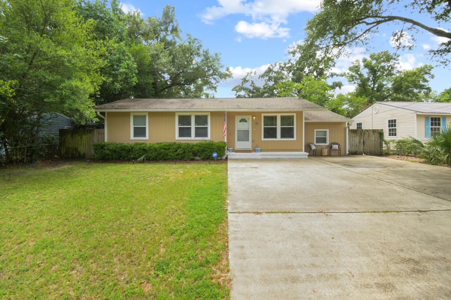 POOL HOUSE! This renovated 4-bed home offers the perfect blend of southern charm with an array of modern updates! Major highlights include a POOL, a WORKSHOP WITH POWER, a HUGE COVERED DECK, and UPDATES THROUGHOUT! Step into the open concept central living area seamlessly connected to the dining area and updated kitchen! The master bedroom is massive with a vaulted ceiling and an en-suite, while the three additional bedrooms leave plenty of room for kids, guests, and an office! Featuring NO CARPET throughout, cleaning will be a breeze! Stepping out back, you are greeted by a MASSIVE 200+ SQFT COVERED deck overlooking the sparkling POOL! The pool is perfect for cooling off in and even has a wraparound deck for tanning! The yard also has a LARGE, DETACHED WORKSHOP WITH POWER! Stop on by and make this amazing house your home today!!