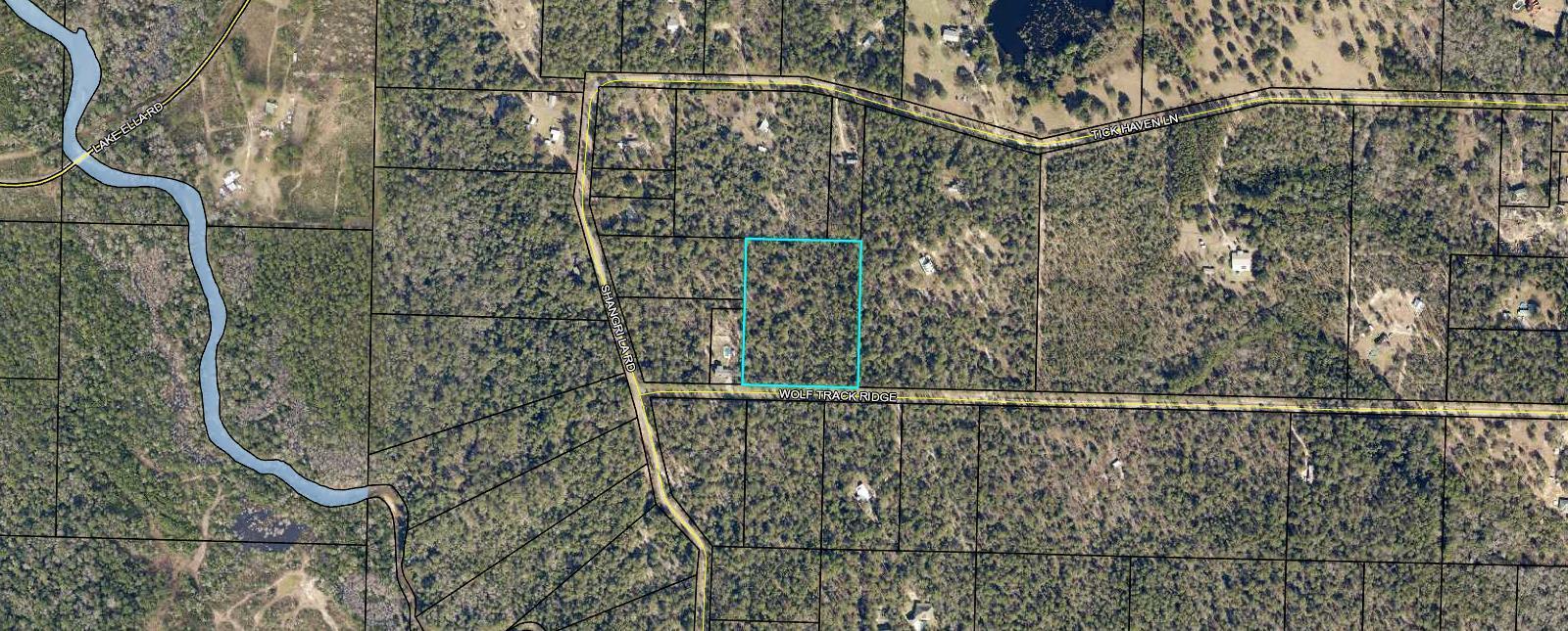 APPROXIMATELY 7+ ACRE LOT WITH ABOUT 527+ FEET OF ROAD FRONTAGE. THE PARCEL IS FAIRLY LEVEL WITH BOTH PINE AND OAK TREES. UTILITIES ARE AVAILABLE AT THE ROAD. PARCEL HAS A CEMENT PAD FOR A GARAGE OR WORKSHOP, A WELL HEAD THAT IS UNTESTED. A RECENT SURVEY IS AVAILABLE THAT SHOWS THE ACREAGE AT 7.6. A PERMIT WAS PULLED TO HAVE A SEPTIC TANK, THE LOCATION IS TBD. SURVEYORS TAPE MARKS THE EAST & WEST PROPERTY LINES ALONG THE ROAD. INTERESTED PARTIES SHOULD MAKE THEIR OWN MEASUREMENTS.