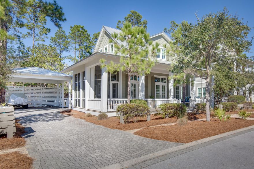 Highly sought after Romair Magnolia with one of the best lots in Summersweet. Located on a corner lot backing up to preserve area with plenty to add a pool or outdoor entertainment area. Large carport with additional parking for a total of 6 cars. Professionally decorated by local Tracery Interiors. Sold furnished with a small exclusion list.