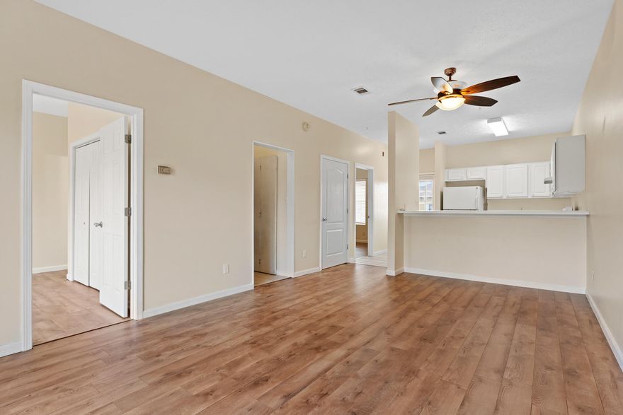 New updates to include new flooring, freshly painted walls and more...a must see!  What an awesome location!!  Makes a great primary or secondary home as well as an investment property in Seagrove Beach. This condo has 2 bedrooms and 2 baths with an open floor plan.  Wonderful panoramic views of state forest from the private balcony with storage closet.  Deeded access to Eastern Lake and not far to the 30-A bike path.  The community has 2 golf cart charging stations, kayak storage and ample open parking.  Steps from Old Florida Fish House and all of the amenities 30A has to offer.  Short term rentals are allowed.