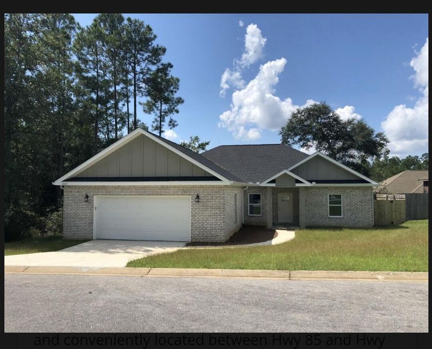 Custom built home in Duggan Pond Estates, close to the military bases and beaches.  Custom master shower, vinyl plank floors, 9ft ceilings throughout the house, deck, extra wide 2 car garage.