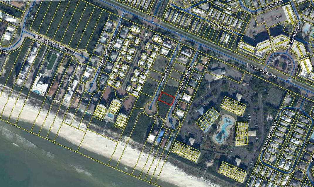 LARGE LOT WITH GULF VIEWS SOUTH OF 30A BETWEEN ROSEMARY AND ALYS BEACH! The perfect location to build your dream home all within a small, private, gulf-front gated community on 30A.