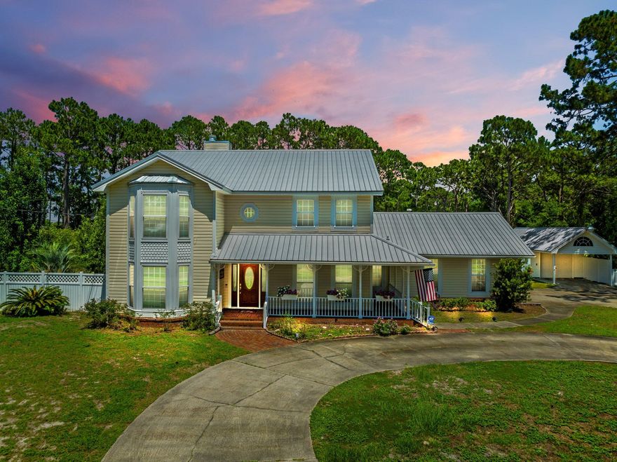 Welcome to 138 Laird circle. An incredible beach property with loads to offer starting with almost an acre and a quarter of land which doesn't come around often. This property features a 5bedroom 3bathroom boasting 3,138 of living space, new carpets throughout, newly installed custom granite counter tops including a custom extended granite top kitchen island. New light fixtures and fresh paint. The exterior of this property has a 3 car mechanics shop garage, a detached one car garage equipped with air conditioning and a 75ft x 14ft pool to go along with all the space for your personal pleasures and family to enjoy. Property located within the county. No land restrictions for livestock No HOA and minutes away from enjoyable restaurants and the gulf coast beaches. Schedule your showing today
