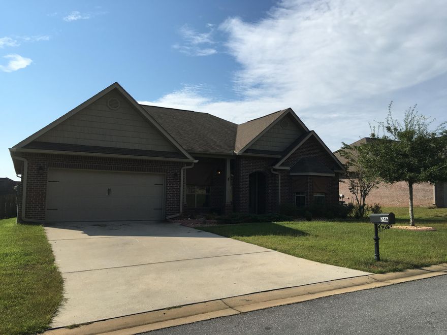 Available Now! Don't miss out on the opportunity to rent this beautiful home south of I-10 in desirable Rolling Ridge Subdivision. Home features an open concept floor plan with an office, split bedrooms, separate sitting area in master bedroom, 2 car garage, huge attic with ample storage space and lighting, formal dining room, eat-in kitchen to include all appliances and screened in back porch with a roll down sun shade. Master bathroom features dual sinks, garden tub, separate shower and walk-in closets.