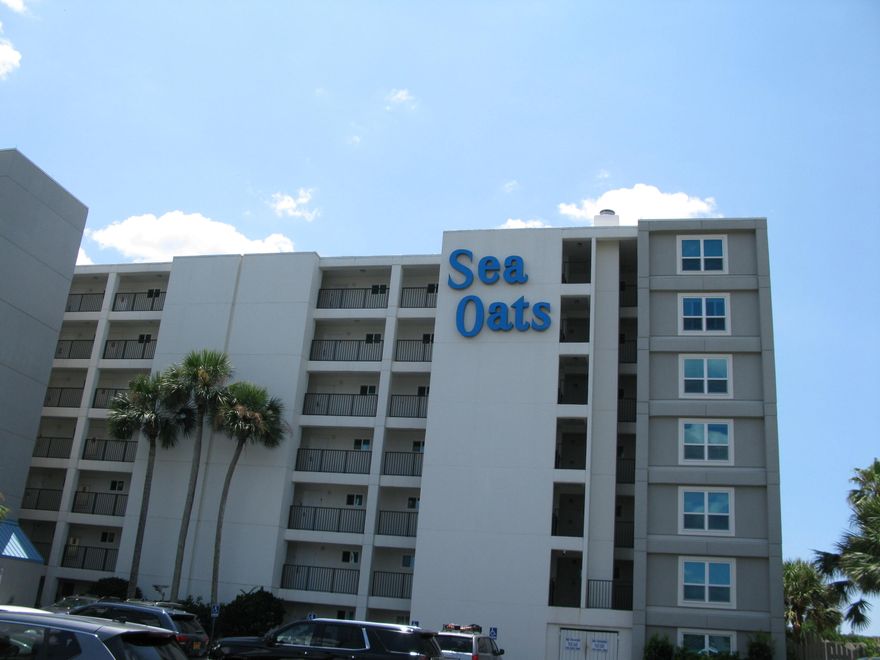 Gulf Front Condo with lots of amenities. Could be a fully furnished  vacation rental, Beach Condo for the Family or a weekend beach runaway. Private beach, heated pool, fitness center, tennis court or Pickle Ball, hot tub and a BBQ grill. Pets allowed for owners. Relax on your balcony with a partial view of the Gulf. Property sold furnished so you can have your dream decor. Move In Ready!