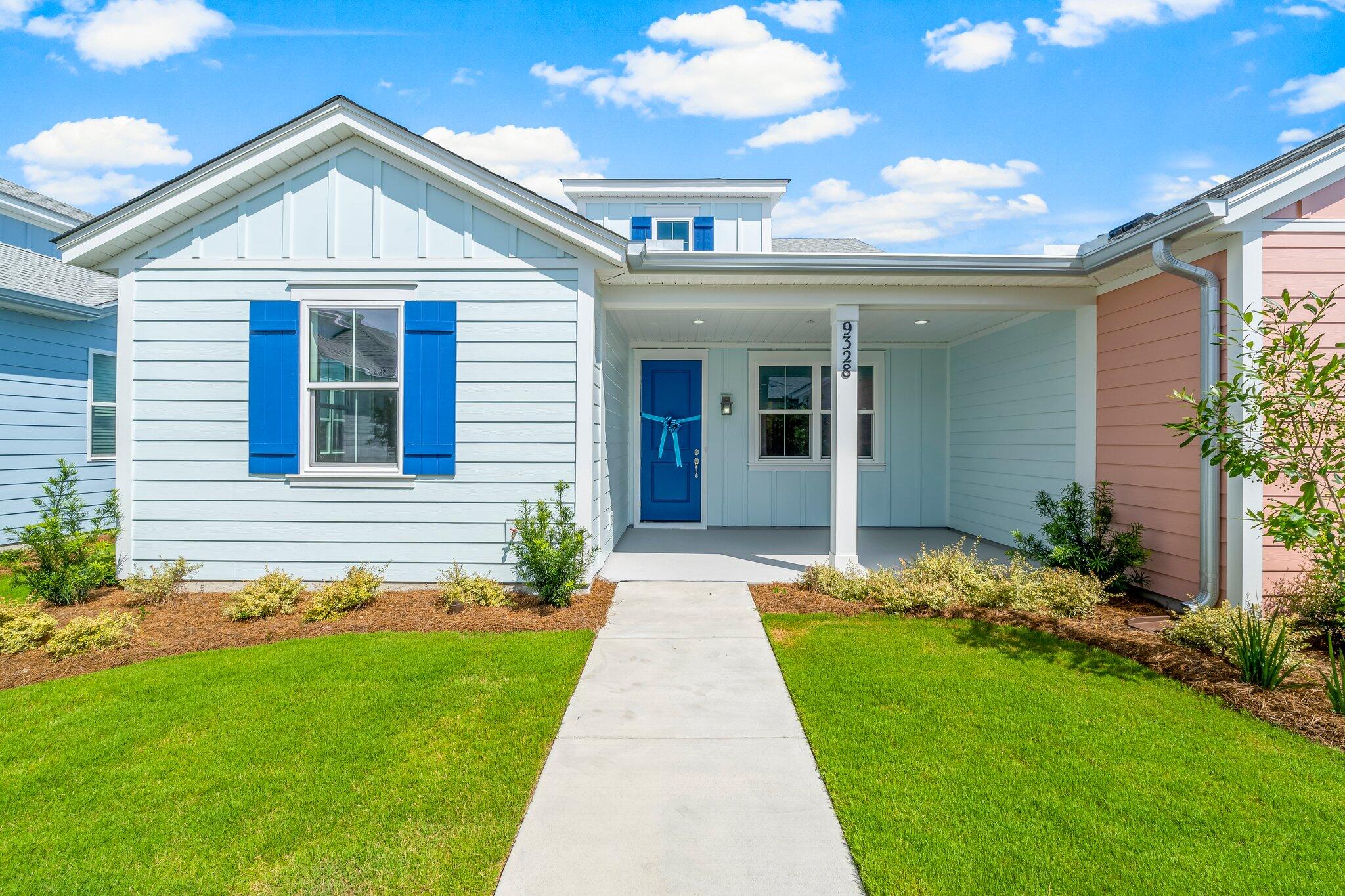 Welcome to your dream home in the highly desirable 55+ community of Latitude Margaritaville Watersound! This brand new construction (never lived in) Camellia Cottage is a true gem, featuring stunning gray cabinetry, quartz countertops, and upgraded tile flooring in the laundry room. The master bath exudes luxury with its custom look, thanks to the intentionally omitted mirrors. This home is perfectly situated just one lot in from the street, offering peace and tranquility in a vibrant community. With a transferrable 2-10 Warranty in place until May 2026, you can rest easy knowing your investment is protected. Latitude Margaritaville is the pinnacle of resort-style living, offering a private restaurant, resort pool, indoor lap pool, live music 7 days a week, fitness center, and a plethora of recreational activities like pickleball, bocce ball, cornhole, putting green, activities, events, clubs and a full lifestyle staff who dedicate their days to ensuring your fun! Phase 2 of the amenities has broken ground and include a full size theatre, Barkaritaville dog spa, woodworking shop, business center and community rooms for clubs, groups, tastings and food demonstrations. The public retail has also begun with the golf cart store in full swing, a bank has just broke ground and anticipating the grocery store, restaurants and other boutique shopping soon as well as Public Marina...all through St Joe! Don't miss your chance to live the Margaritaville lifestyle - schedule your showing today before this beauty is gone!