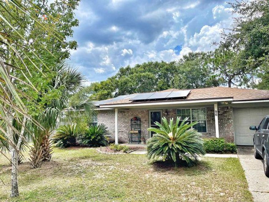 Adorable lakefront brick home on over half an acre! This home has solar panels installed within the last year. Very well kept yards with a gazebo that overlooks the lake. This home has an open floorplan, tile flooring through-out, stainless steel kitchen appliances. New paint and light fixtures through-out the house. New AC installed within the last year. This home is situated in a desirable neighborhood with close proximity to schools, parks and shopping. Buyer to verify all measurements to own satisfaction. Schedule your tour today!