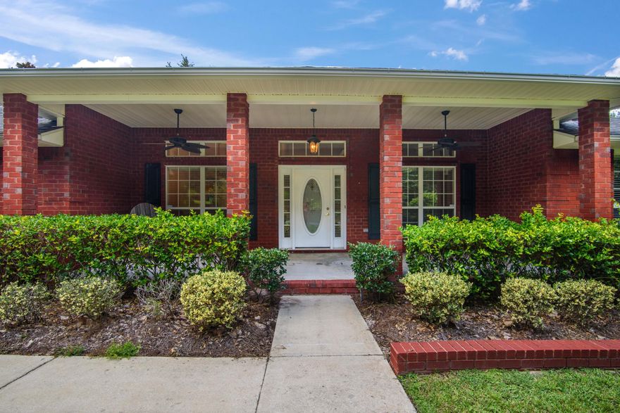 ** Agents, see notes ** Beautiful all brick home in the desirable Fox Valley neighborhood. Fresh paint throughout and all new carpet! Lots of upgrades including arched doorways, marble in the bathrooms, breakfast bar, bull nose corners, crown molding, and upgraded lighting. Large covered rear deck with outdoor ceiling fans, makes entertaining a breeze.This is located on a corner lot with a side entry garage.