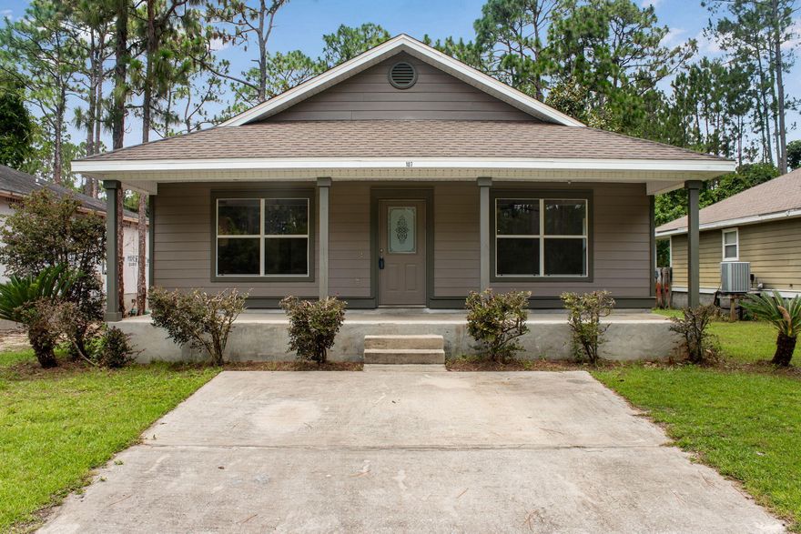 This cute cottage style home in Santa Rosa Beach FL is priced to SELL. It is built on an elevated slab. Perfectly located in South Walton County close to schools, shopping, dining, beaches, and boating (Cesena Landing). It is perfect for families, Snow Birds, Investors, and more! The Seller has provided new paint, new carpet, and the HVAC has been serviced.Please see elevation certificate for flood insurance.