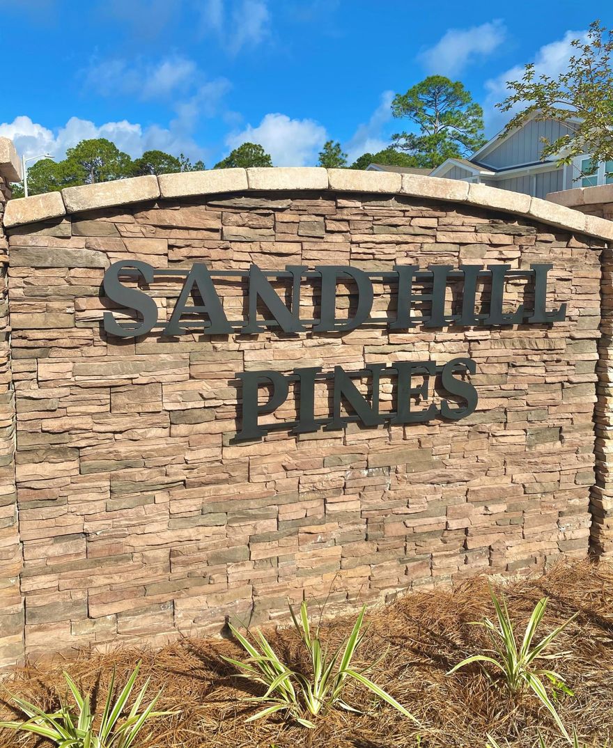 Welcome to Sandhill Pines! This community located off Mack Bayou Road is just minutes to Grand Blvd and Scenic Hwy 30A. This interior 3 bed, 2.5 bath townhome has EVP flooring throughout the entire home, excluding the stairs and all bedrooms, which have carpet. Elegant 9' ceilings, granite countertops and ivory colored shaker style cabinetry with brushed nickel hardware are a few of the added details. These townhomes are currently under construction.