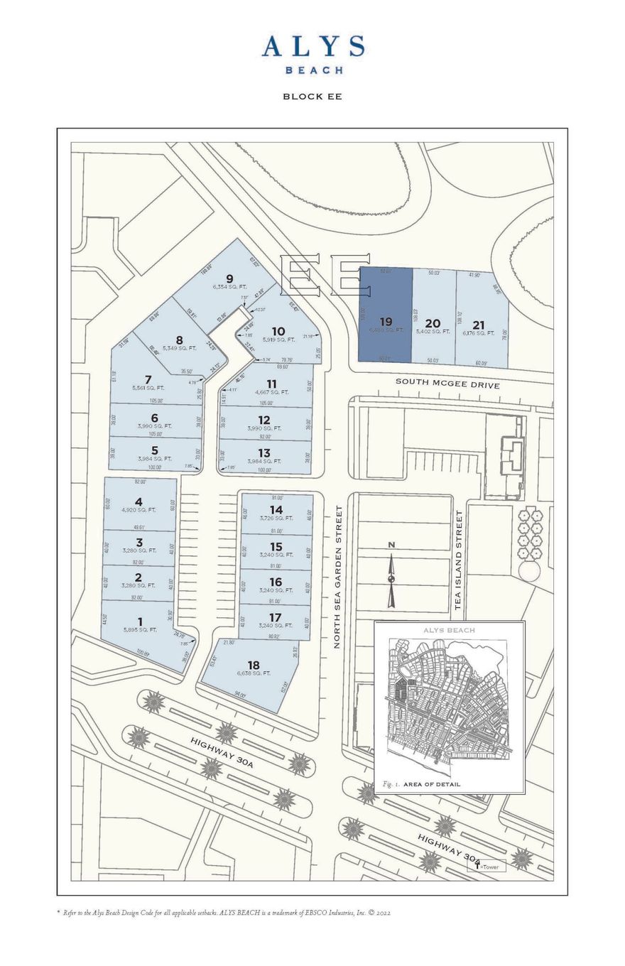 Corner homesite North of 30A within close proximity to the upcoming Alys Beach newest amenity - The Silva. This homesite is adjacent to a natural wetland park.