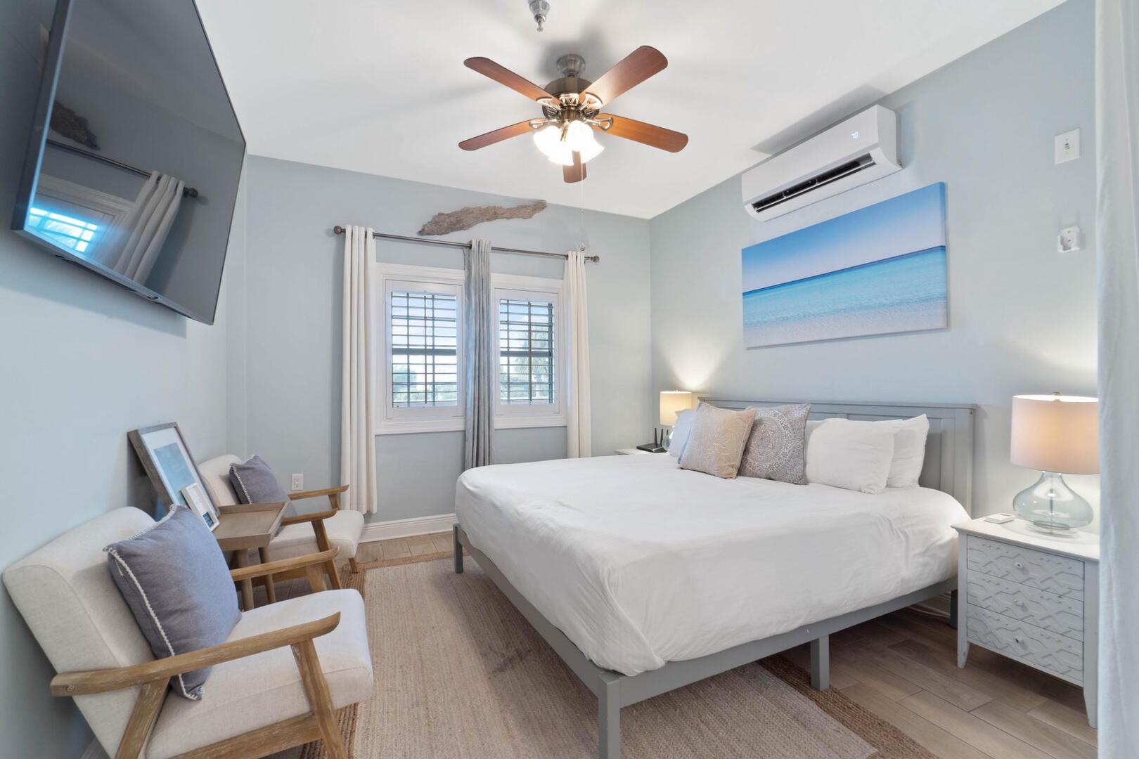 The Village complex, nestled between Rosemary and Alys Beach on 30A, offers an ideal setting for couples, families, reunions, meetings, retreats, bike rides, golf getaways, and destination weddings. With numerous unique shops and local restaurants within walking distance, there's something for everyone.Our renovated Studio is centrally located in Seacrest Beach, along Florida's picturesque highway 30A corridor, promising a rejuvenating vacation. Situated steps away from local eateries and the pristine beaches of the Emerald Coast, it's the perfect spot for relaxation and enjoyment.Positioned between the upscale Alys Beach and the charming Village of Rosemary Beach, the Villages of South Walton at Seacrest Beach provides an unparalleled experience.
