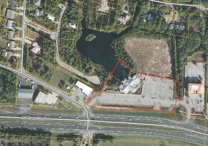 3.25 acre parcel with 10,315 SF retail Building