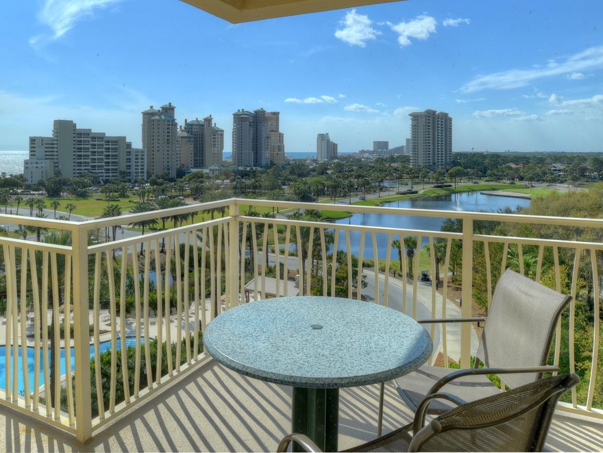 This 6th floor Luau lock-out is a great furnished rental and in the newest building on the beach side. The amenities at Luau are endless. The lagoon pool with waterfall is heated at holidays, a hot tub plus a children's pool and a Tiki bar. There is a fitness center, covered parking, and an outdoor grill area. The beach is just a stroll away and all of Sandestin's amenities await you, too. Golfing, fishing, boating at the Marina, tennis, biking, and, of course, the Village at Baytowne Wharf with restaurants, shopping, and nightlife. Don't miss out on this fabulous deal!