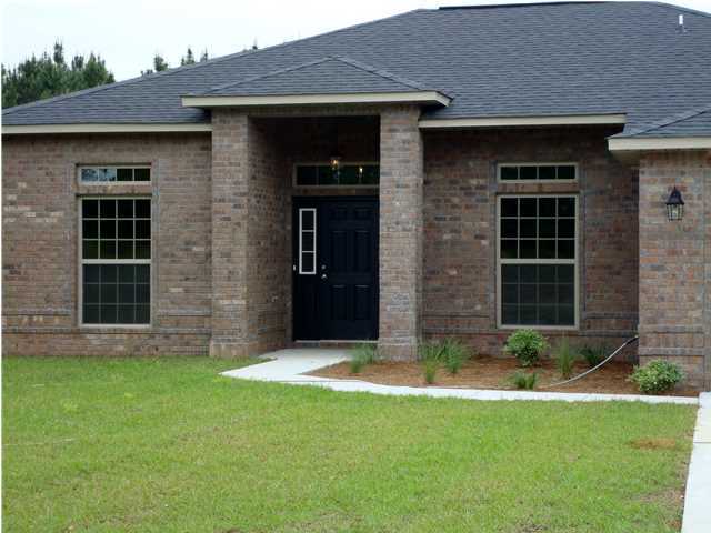BRAND NEW 2375 SF, 4-Bedroom 2-Bathroom KIRKSTONE II is CONVENIENTLY LOCATED 20-25 Minutes Northwest of the 7th SPECIAL FORCES BASE & DUKE FIELD! Well-Lit EAT-IN Kitchen features GRANITE Countertops including ISLAND w/Electric / UNDER-MOUNT Sink / STAINLESS-STEEL Appliances / NICE Pantry / PREMIUM WOOD Amaretto-Stained Maple Cabinets / BREAKFAST BAR adjacent to Family Room / FORMAL Dining Room / Master Bathroom boasts DOUBLE Vanity, DUAL WALK-IN Closets, SOAKER Tub, SEPARATE Shower, and PRIVATE Water Closet / 10' CEILINGS in Family Room, Dining Room, & 4th Bedroom / DURABLE CERAMIC TILE in Kitchen, Pantry, Laundry Room, and Bathrooms / UPGRADED CARPET Throughout / ENGINEERED WOOD in Foyer / LARGE 12 x 20 Back Patio with ROOM to Play in the LARGE Back Yard! ALL BRICK Exterior / LOW-E