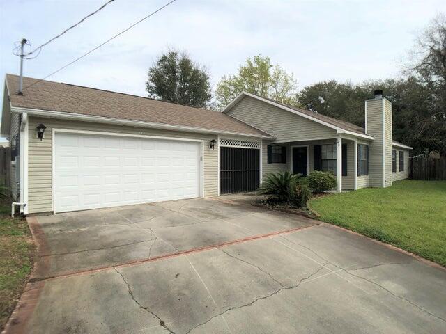 New Roof! New Paint! Jan 2025!LOCATION! LOCATION! LOCATION! PRICED TO SELL!!! Charming 3-Bedroom/2 ba Home on Quiet Cul-de-Sac. offers the perfect blend of comfort and style. Step inside to discover a spacious living area featuring high ceilings and recessed lighting, creating an open atmosphere perfect for entertaining or relaxing. Enjoy cozy evenings by the wood-burning fireplace, adding warmth and charm to your home. A stunning kitchen area features beautiful butcher block countertops complemented by upgraded fixtures, including a sleek faucet and contemporary lighting. Hypoallergenic HVAC (2021) with UV lights to aid in elimination of virus particles in atmosphere. Just10 min to Eglin AFB & Hurlburt Field.