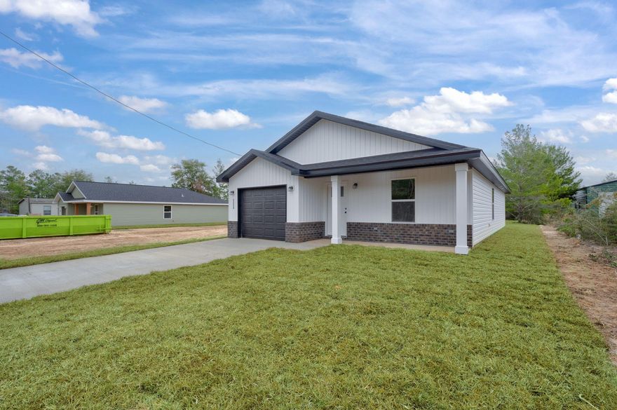 BUILDER OFFERING $10,000 TOWARDS CLOSING COSTS Beautiful semi-custom home with an open floor plan and no wasted space. This 3 bedroom 2 bath home features LVP flooring throughout, granite countertops and stainless steel appliances. The spacious layout lives much larger than it's size. The over sized lot makes the back yard HUGE and it backs up to an easement. That means you have access to the front and BACK of the property. This is great for parking boats or equipment. You could have a barn or shop. The possibilities are endless! Come see this home today. Interior photos are of a similar home.