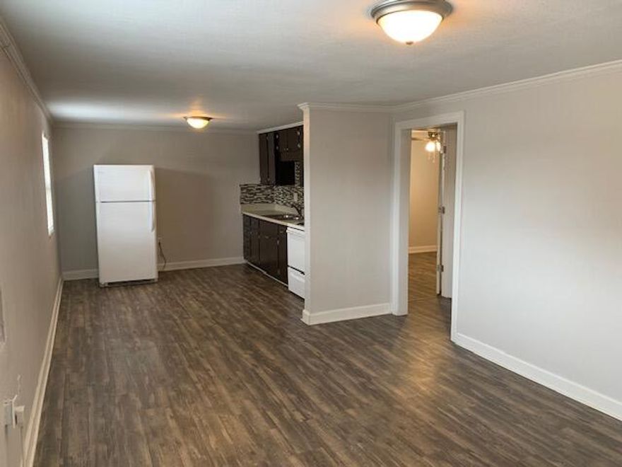 Available Now!!...Upstairs unit with open concept floor plan. Recently renovated with new paint.  Location....location....location....2/1 floor plan featuring open concept apartment.  Neutral paint and vinyl plank barn wood flooring.  Easy commute to all bases, beaches and shopping.  No inside smoking or vaping.  No pets allowed.  No laundry hookups.