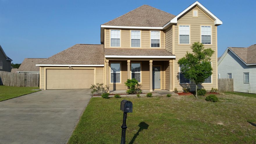 SHORT SALE - BACK ON MARKET South of I10; in a great subdivision. This 3 bedroom 2 bath, 2-story home is just minutes from Duke AFB/7th Special Operations Command, shopping, & restaurants! The kitchen has breakfast bar, large pantry, a center island; and comes with all the appliances: refrigerator, dishwasher, smooth top stove and microwave. Kitchen is open to the living room and leads to a bonus sunroom/office/play room with glass French door to take to you the large patio in the backyard, perfect for barbecues! All bedrooms are located on the second floor along with the laundry room so no carrying laundry up and down the stairs. The master suite has a separate shower, garden tub, dual vanity, separate commode area & walk in closet! There are 2 heating/cooling units for extra