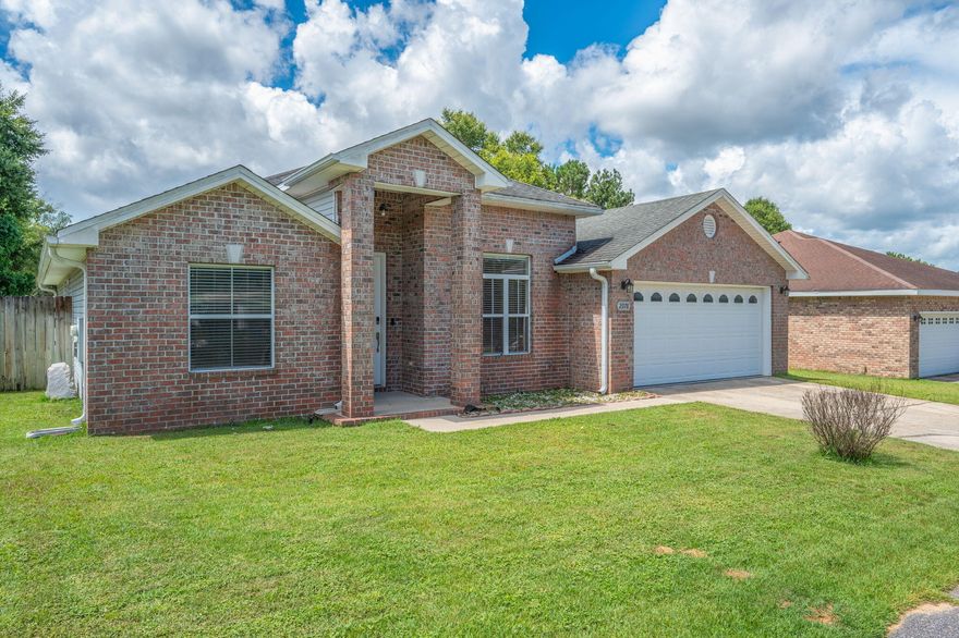 This spacious 4-bedroom, 2-bath home offers 1,844 sq ft of comfortable living with luxury vinyl flooring, granite countertops, and stainless-steel appliances. The split floor plan provides privacy, while the open living areas are perfect for families or entertaining guest. Enjoy a fenced backyard, two-car garage, and extra storage shed--ideal for outdoor living and organization. Located near top-rated schools and local amenities, it will be move-in ready and designed for convenience and comfort. High-speed fiber internet included.