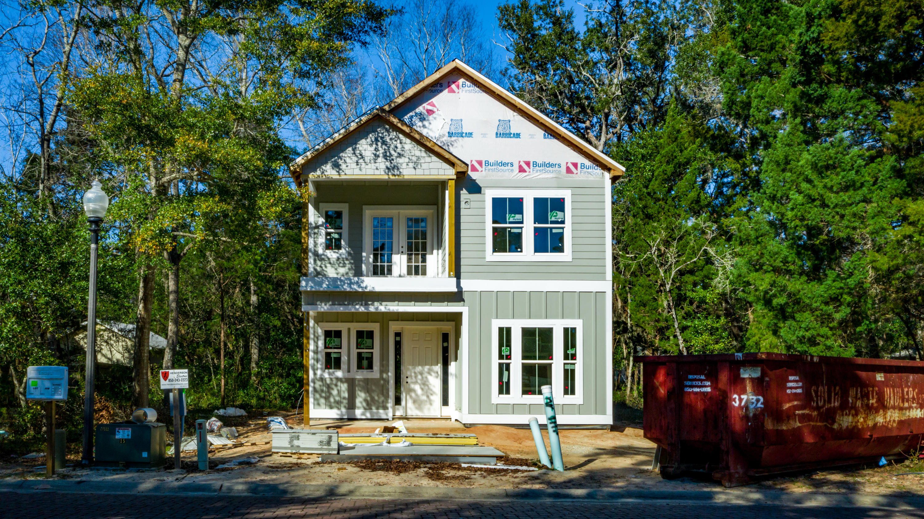 Brand NEW Construction in beautiful Sacred Oaks! The Harland plan offers 3 bedrooms and 2.t bathrooms. This home boasts beautiful designer finishes and an open concept living space! Features include custom tile in the kitchen and bathrooms; brick driveway; 9 foot ceilings; and energy efficient HVAC systems. This wonderful waterfront community offers beautiful walking paths, large green spaces and a community dock. The HOA has approved a community pool as well. Located within minutes of Grand Boulevard; this community offers incredible access to the bay, the beach, world-class shopping and high-end dining.