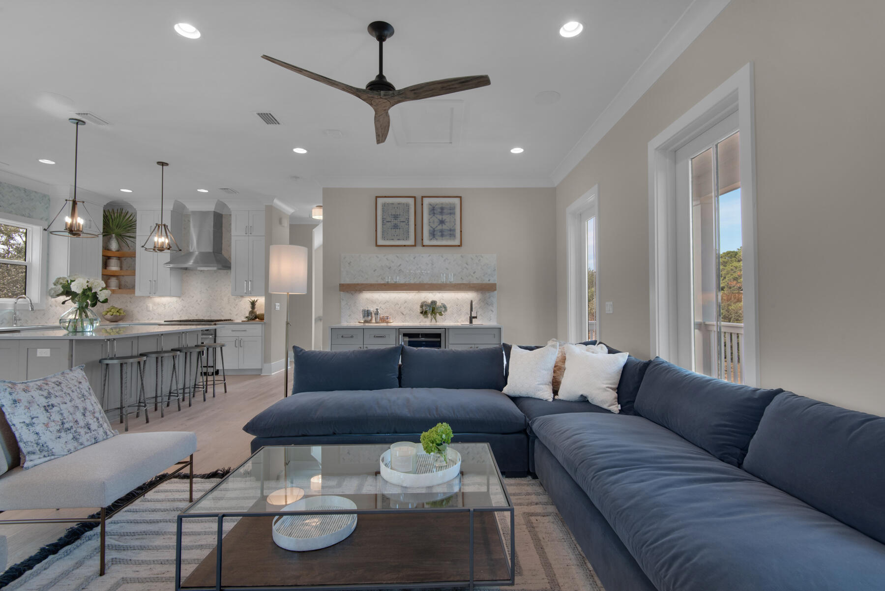This beautiful custom home is located in the exclusive gated community of SeaNest Village & these homes rarely come on the market. This private community is nestled among the gorgeous scrub oaks in the heart of Seagrove Beach off of 30A. This house offers the highest-quality construction & modern designer finishes. Every element of this home was thoughtfully selected to highlight the coastal lifestyle while celebrating gulf views from the 3rd-floor master oasis. This home is being sold furnished, features rental projections over $80k, & is walking distance to deeded beach access for SeaNest Village owners. This is a unique opportunity to own in one of 30A's quaint private planned communities. This small gated community of only 42 homes offers an infinity-edge pool,