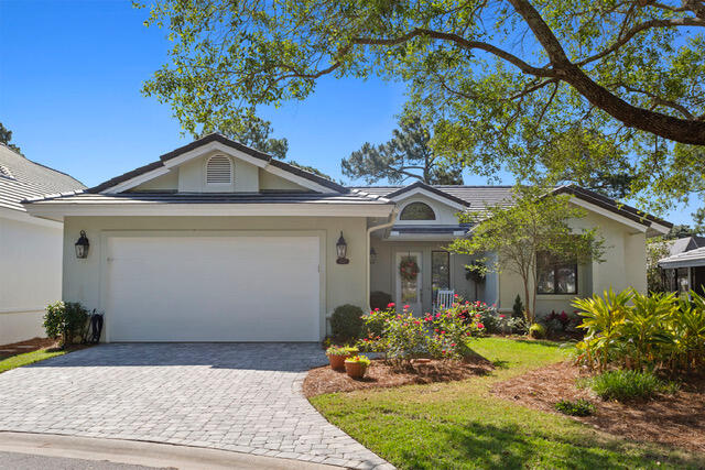 This lovely, very well maintained home is located in the much sought after rental restricted neighborhood of St Andrews inside the gates of the beautiful Sandestin Golf and Beach Resort.  This 3 bedroom, 2 1/2 bath home is located on the 10th hole of Baytowne Golf Course and also offers views of the 18th hole.  Many upgrades and improvements have been made to this property including a new roof with a 10 year warranty,  new brick paver drive, new outdoor light fixtures and a new air conditioner. Additional features include tile flooring in living areas and wood flooring in the bedrooms as well as a breakfast bar, built in book cases, crown molding and ceiling fans throughout.  This single level home offers easy access to the many amenities Sandestin has to offer. Come and enjoy Resort Living.