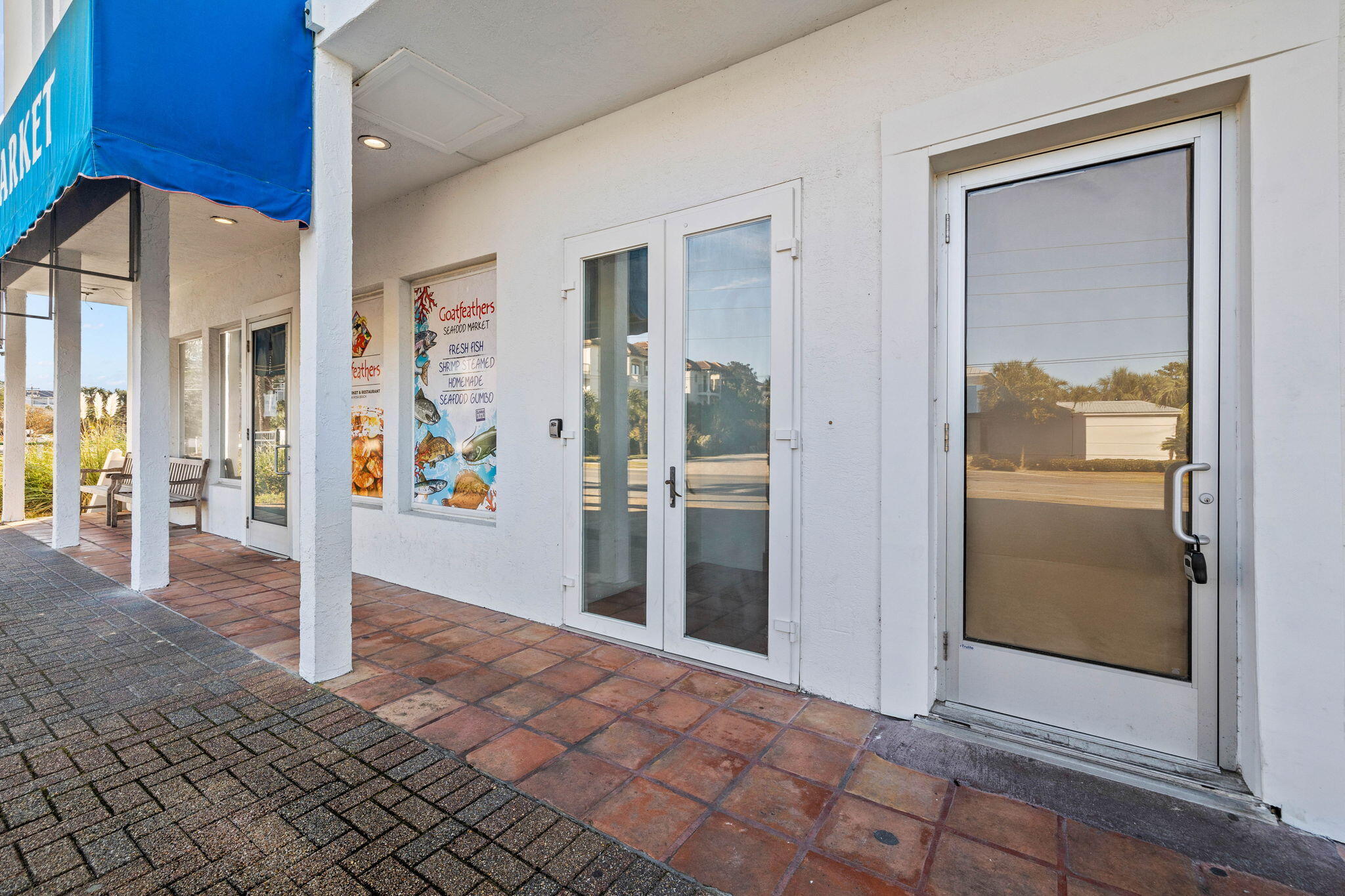 Prime commercial space on 30A in Seagrove! Includes large open space, private office, private restroom directly above Goatfeathers.