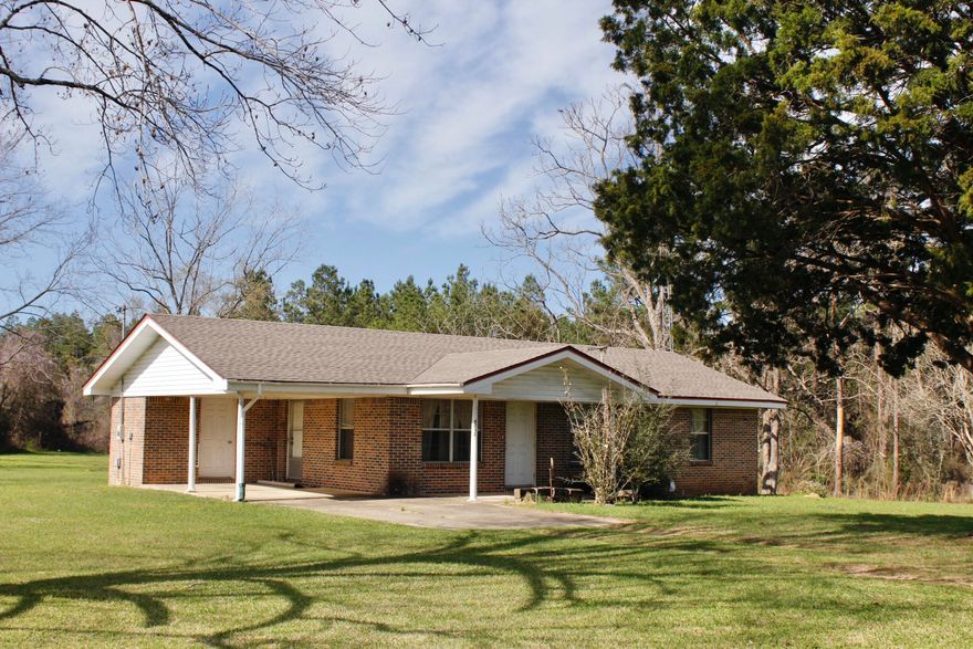 Brick 3 bedroom, 1 bath on almost 2 acres of land.  Located in one of the most scenic areas of Walton County.  New roof in 2021, New well 2021.  New blower motor CH & A 2021. Quiet country living.  Peaceful.   Priced to sell!