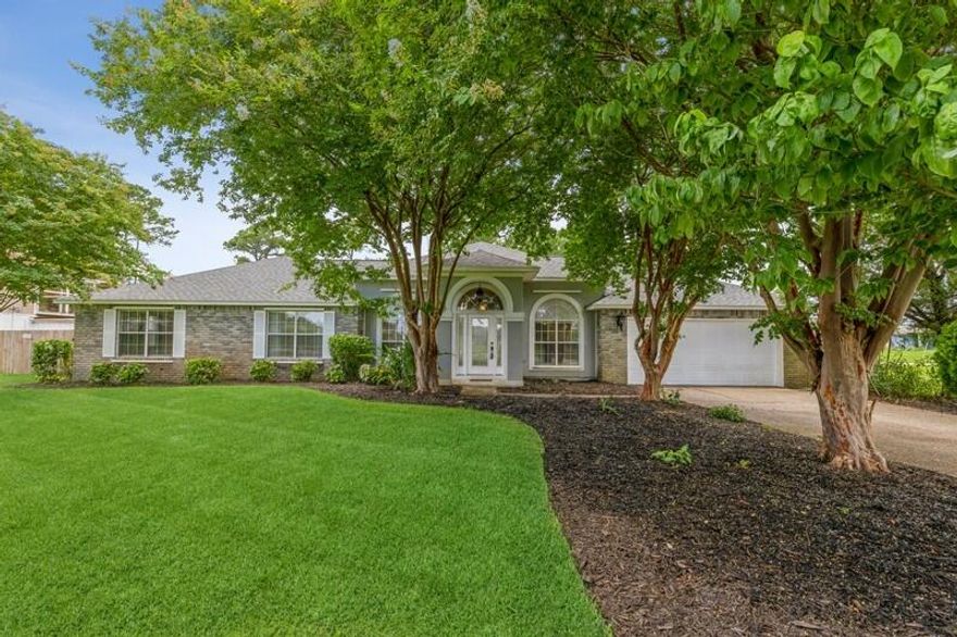 Gorgeous, Gulf Breeze Home, custom-built by E.B. Williams w/ OVER HALF AN ACRE OF LAND & a built-in POOL! Totally MOVE-IN ready!! Enjoy this open concept floorplan w/ plenty of room to stretch out w/ two living areas (and one of them has a gas fireplace!). French doors lead the way out from your casual dining area. Custom cooks kitchen comes w/ newer 2015 appliances & a kitchen island. Features include New Roof 2021! 2014 HVAC, a newer high-efficiency pool pump & liner w/Polaris, gorgeous $40,000 cherry cabinets, 12-foot ceilings, double-paned noise-resistant windows, & a newer six-zone sprinkler system w/an automatic rain sensor! Relax & enjoy your 15 x 32, covered back porch overlooking a large private oasis in your own backyard! Large yard filled w/ a Japanese maple tree, a pecan tree, satsumas, pear, Valencia orange, ruby red grapefruit, plum, and blueberry bushes! 

Want more? You get more! Extra storage throughout this home with oversized closets and storage cabinets in the garage! Equipped with hurricane shutters for year-round protection against storms.  Home has an effective age of 2010 per the property appraiser. Make your appointment to tour this incredible property today before it's gone!