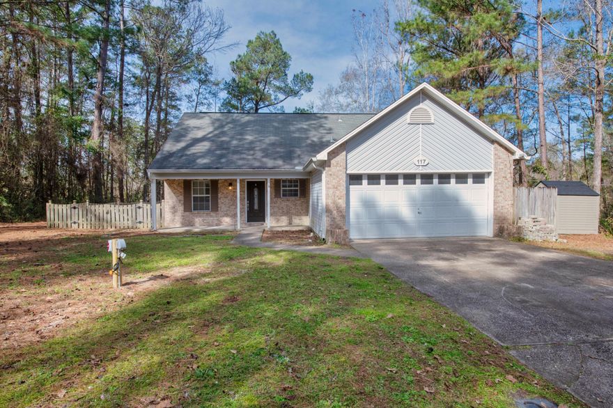 Located off PJ Adam's, this home offers a large open concept; with eat in kitchen, stainless steel appliances, backsplash, granite countertops, and more! The great room features a fireplace as well as a dining room across from kitchen! Primary bedroom is located downstairs which features an en-suite bathroom with a large garden tub, separate shower, double vanities, and two large closets! Upstairs offers an additional bonus room. The home is located on a very large lot and ready for its new owner! Seller will be replacing roof. Schedule your showing today.