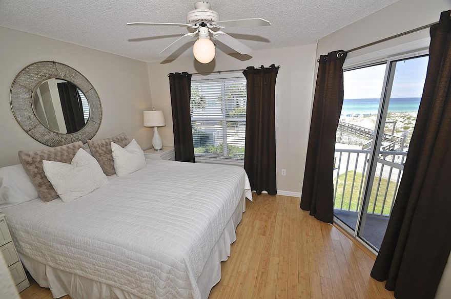 Looking for a piece of paradise where you can enjoy the 30A lifestyle at an affordable price, abounding Gulf views, steps from the beach with impressive rental income? Your opportunity is right here, waiting for you! This condo is a GEM and an ABSOLUTE MUST SEE! Hands down.the MOST DESIRABLE BUILDING in Beachside Villas. Upon viewing this unit, you WILL agree that nothing else you will find on 30A compares to this OUTStANDING condo for the price. This is the closest unit to the Gulf in Beachside Villas. Located on the 2nd level in bldg. #6, the southernmost building on the westernmost point, just a few short steps to the beach. Take in the stunning Gulf views from your living area, kitchen AND master suite! Have a cold beverage, enjoy dinner or just sit and relax on your
