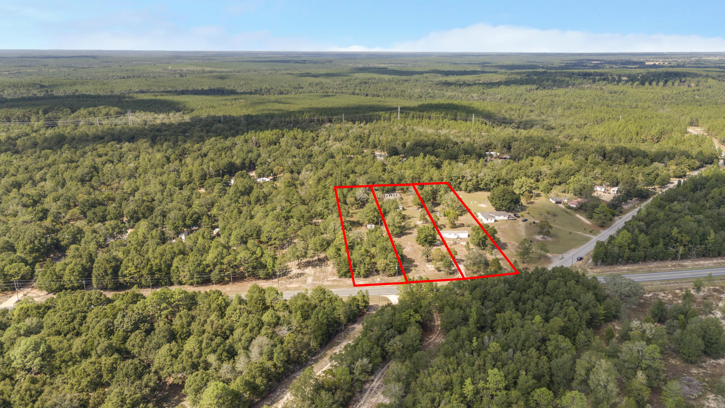 3.4-Acre Homestead or Investment Opportunity - DeFuniak Springs, FLDiscover the freedom and potential of country living on this 3.4-acre property, ideally zoned General Agriculture--perfect for a homestead, mini-farm, or investment portfolio.This property consists of three parcels (each approximately 1.14 acres), being sold together as one package, with the option to purchase one parcel separately if desired.The property includes a 3-bedroom, 1-bath mobile home, currently tenant-occupied and producing a projected rental income of $1,100/month--providing immediate income while you build or expand. 3.4-Acre Homestead or Investment Opportunity - DeFuniak Springs, FL
Discover the freedom and potential of country living on this 3.4-acre property, ideally zoned General Agriculture perfect for a homestead, mini-farm, or investment portfolio.
This property consists of three parcels (each approximately 1.14 acres), being sold together as one package, with the option to purchase one parcel separately if desired.
The property includes a 3-bedroom, 1-bath mobile home, currently tenant-occupied and producing a projected rental income of $1,100/month providing immediate income while you build or expand.
The two end parcels are already equipped with water, electric poles, and septic systems, offering flexibility for future builds or additional dwellings. The middle parcel also has water access and features an old brick building,
The vacant parcel located at 5751 Co Hwy 1087, DeFuniak Springs, FL 32433 adds to the versatility of this property ready for your custom build, animals, or garden.
Conveniently located just 35 minutes from the beautiful Emerald Coast beaches, Eglin Air Force Base, and nearby shopping and dining, this property delivers both peaceful rural living and proximity to everything you need.
Bring your plans, your vision, and your dreams this is where your homestead begins.