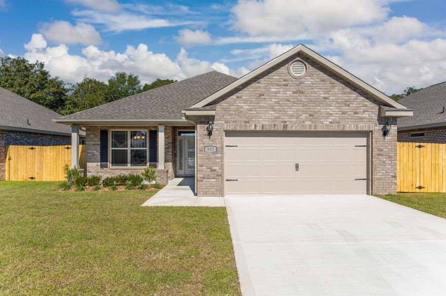 Welcome to Mckenzie Meadows. A 13 lot subdivision located in Fort Walton Beach, Fl.Centrally located minutes away for the beautiful white sandy beaches of the Emerald Coast, Air Force Bases, shopping and restaurants.  As you walk into this beautiful home you will enjoy your family gatherings in this spacious plank tile living room.  Enjoy cooking in this beautiful kitchen with granite countertops and spacious breakfast bar. Adjacent to the kitchen is the separate dining room for entertaining.  The master bath offers double granite sink vanities, separate shower, and garden tub.  Off the living room area enjoy your coffee on the lanai.  Make this fabulous home yours today.  Buyer to verify any and all areas of importance, including covenants and restrictions see in documents.