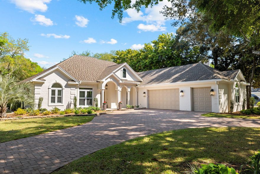 Step into the realm of refined living in this impeccably renovated 3 bedroom, 3 and a half bath plus office residence nestled within the coveted Kelly Plantation, a gated haven for golf enthusiasts and luxury living lovers alike. Poised on a prime private lot with spellbinding lake vistas, this home offers a sanctuary of serenity and style.Prepare to be captivated by a host of brand-new features, including a scheduled roof replacement, HVAC, hurricane impact windows, and pool heater. Inside, luxuriate in the allure of new LVP flooring, elegantly renovated bathrooms, a redesigned kitchen, and a new laundry room that exudes modern charm. Every corner of this abode has been meticulously refreshed, from the landscape lighting to the rain gutters, ensuring a turnkey oasis of comfort.